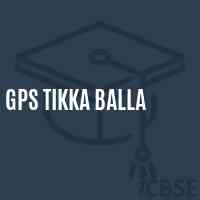 Gps Tikka Balla Primary School Logo