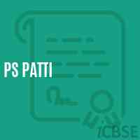 Ps Patti Primary School Logo
