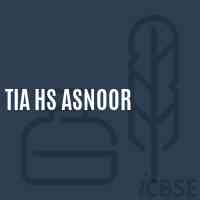 Tia Hs Asnoor Secondary School Logo