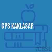 Gps Kaklasar Primary School Logo