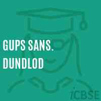 Gups Sans. Dundlod Middle School Logo