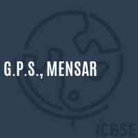 G.P.S., Mensar Primary School Logo