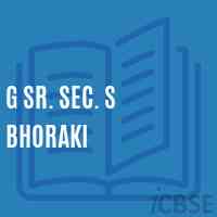 G Sr. Sec. S Bhoraki High School Logo