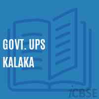 Govt. Ups Kalaka Middle School Logo