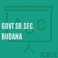 Govt Sr.Sec. Budana High School Logo
