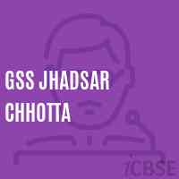 Gss Jhadsar Chhotta Secondary School Logo