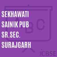 Sekhawati Sainik Pub Sr.Sec. Surajgarh Senior Secondary School Logo