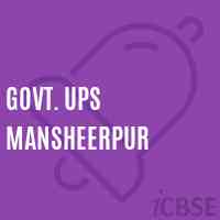 Govt. Ups Mansheerpur Middle School Logo