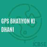 Gps Bhatiyon Ki Dhani Primary School Logo