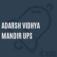 Adarsh Vidhya Mandir Ups Middle School Logo
