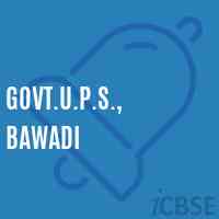 Govt.U.P.S., Bawadi Middle School Logo