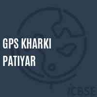 Gps Kharki Patiyar Primary School Logo