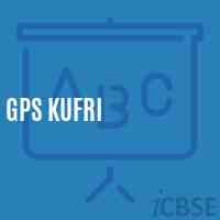 Gps Kufri Primary School Logo