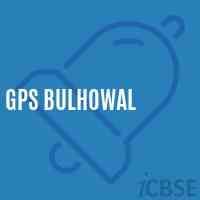 Gps Bulhowal Primary School Logo