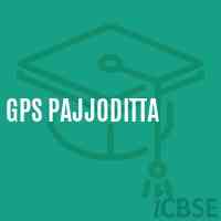 Gps Pajjoditta Primary School Logo
