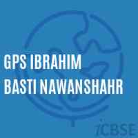 Gps Ibrahim Basti Nawanshahr Primary School Logo