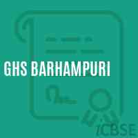 Ghs Barhampuri Secondary School Logo