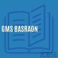 Gms Basraon Middle School Logo