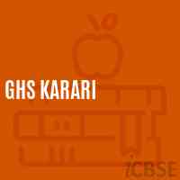 Ghs Karari Secondary School Logo