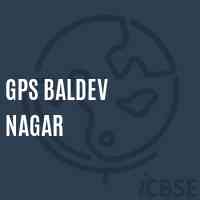 Gps Baldev Nagar Primary School Logo
