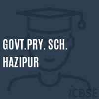 Govt.Pry. Sch. Hazipur Primary School Logo