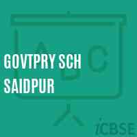 Govtpry Sch Saidpur Primary School Logo