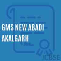 Gms New Abadi Akalgarh Middle School Logo