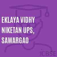Eklaya Vidhy Niketan Ups, Sawargao School Logo