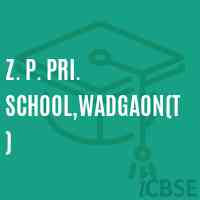Z. P. Pri. School,Wadgaon(T) Logo