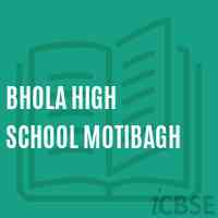 Bhola High School Motibagh Logo