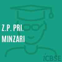 Z.P. Pri. Minzari Primary School Logo