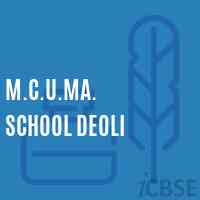 M.C.U.Ma. School Deoli Logo