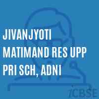 Jivanjyoti Matimand Res Upp Pri Sch, Adni Primary School Logo