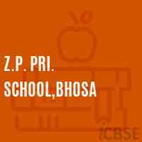 Z.P. Pri. School,Bhosa Logo