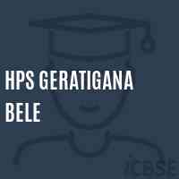 Hps Geratigana Bele Middle School Logo