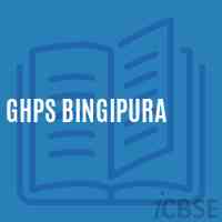Ghps Bingipura Middle School Logo