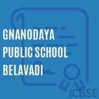 Gnanodaya Public School Belavadi Logo
