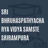 Sri Bhruhaspathyacharya Vidya Samste Srirampura Middle School Logo