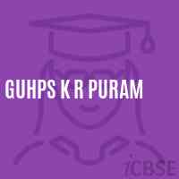 Guhps K R Puram Middle School Logo