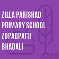 Zilla Parishad Primary School Zopadpatti Bhadali Logo