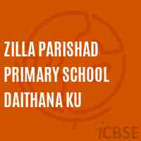 Zilla Parishad Primary School Daithana Ku Logo