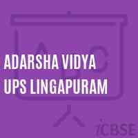 Adarsha Vidya Ups Lingapuram Middle School Logo