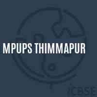 Mpups Thimmapur Middle School Logo