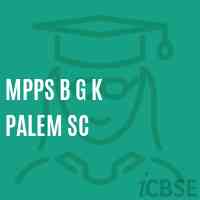 Mpps B G K Palem Sc Primary School Logo