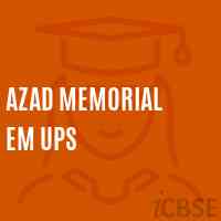 Azad Memorial Em Ups Middle School Logo