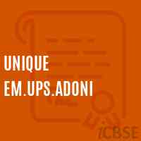 Unique Em.Ups.Adoni Middle School Logo