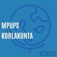 Mpups Korlakunta Middle School Logo