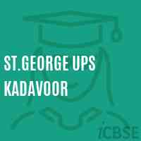 St.George Ups Kadavoor School Logo