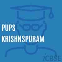 Pups Krishnspuram Primary School Logo