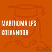 Marthoma Lps Kolannoor Primary School Logo